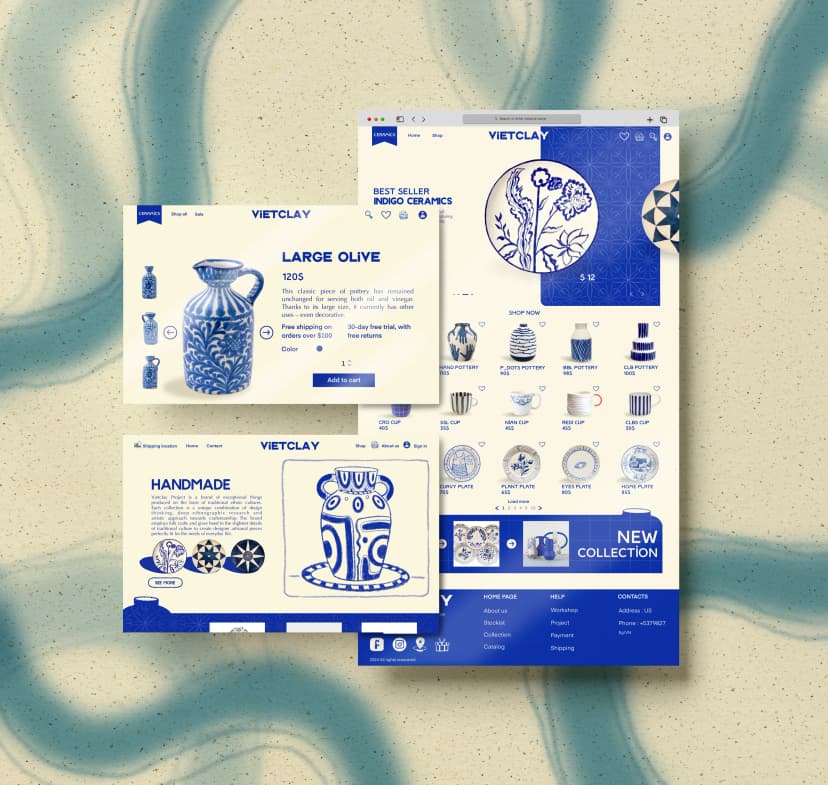 Ceramics Web Design - Screenshot 2
