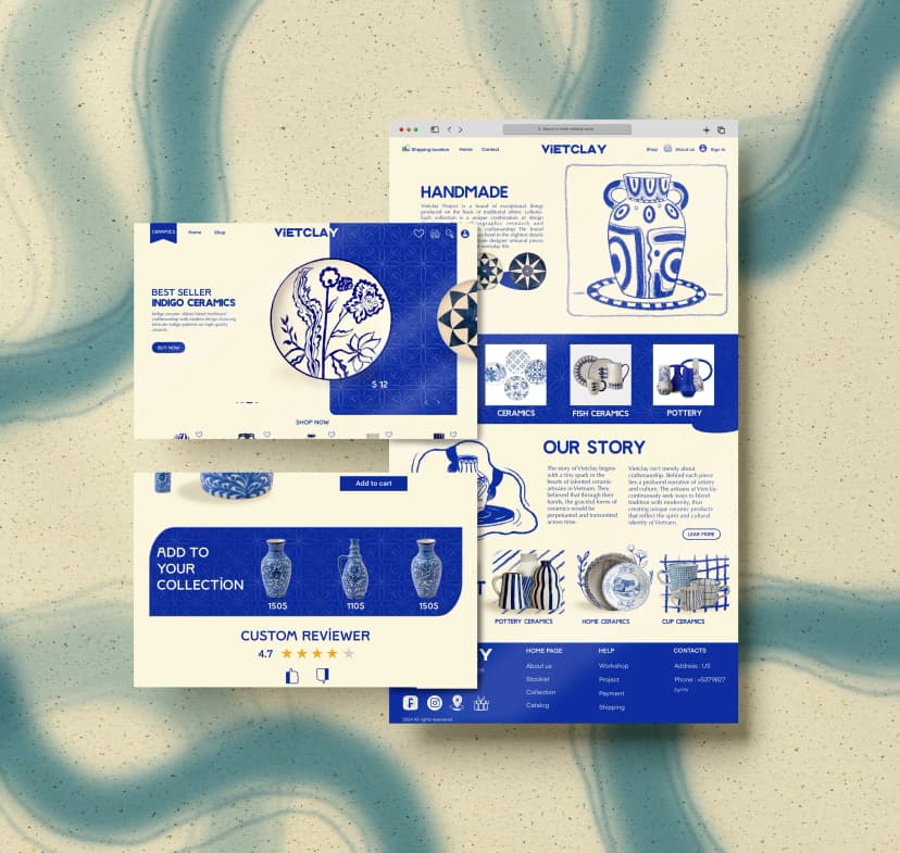 Ceramics Web Design - Screenshot 3