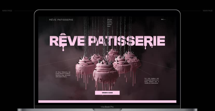 Corporate Cake Website - Screenshot 3