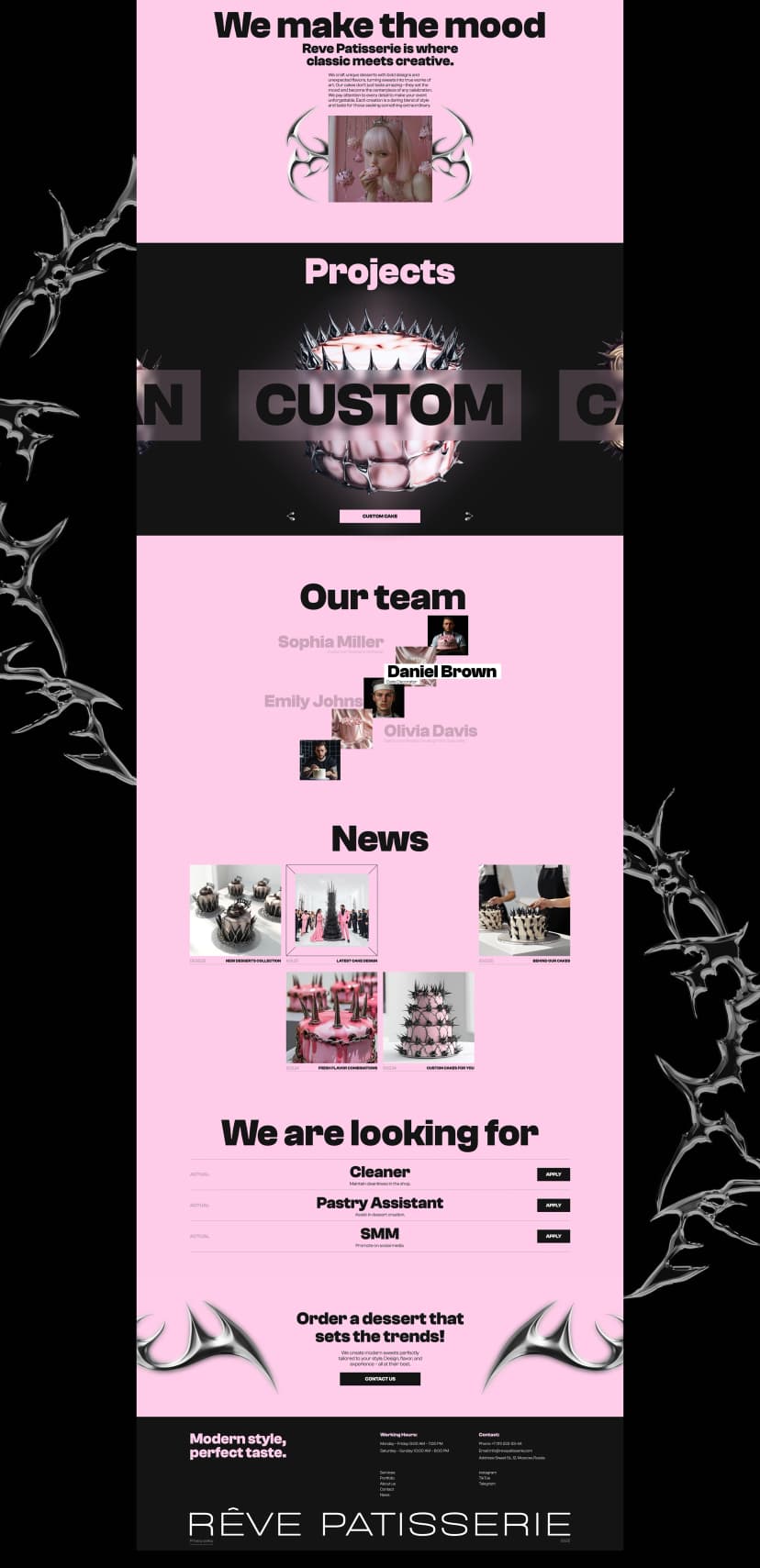 Corporate Cake Website - Screenshot 4