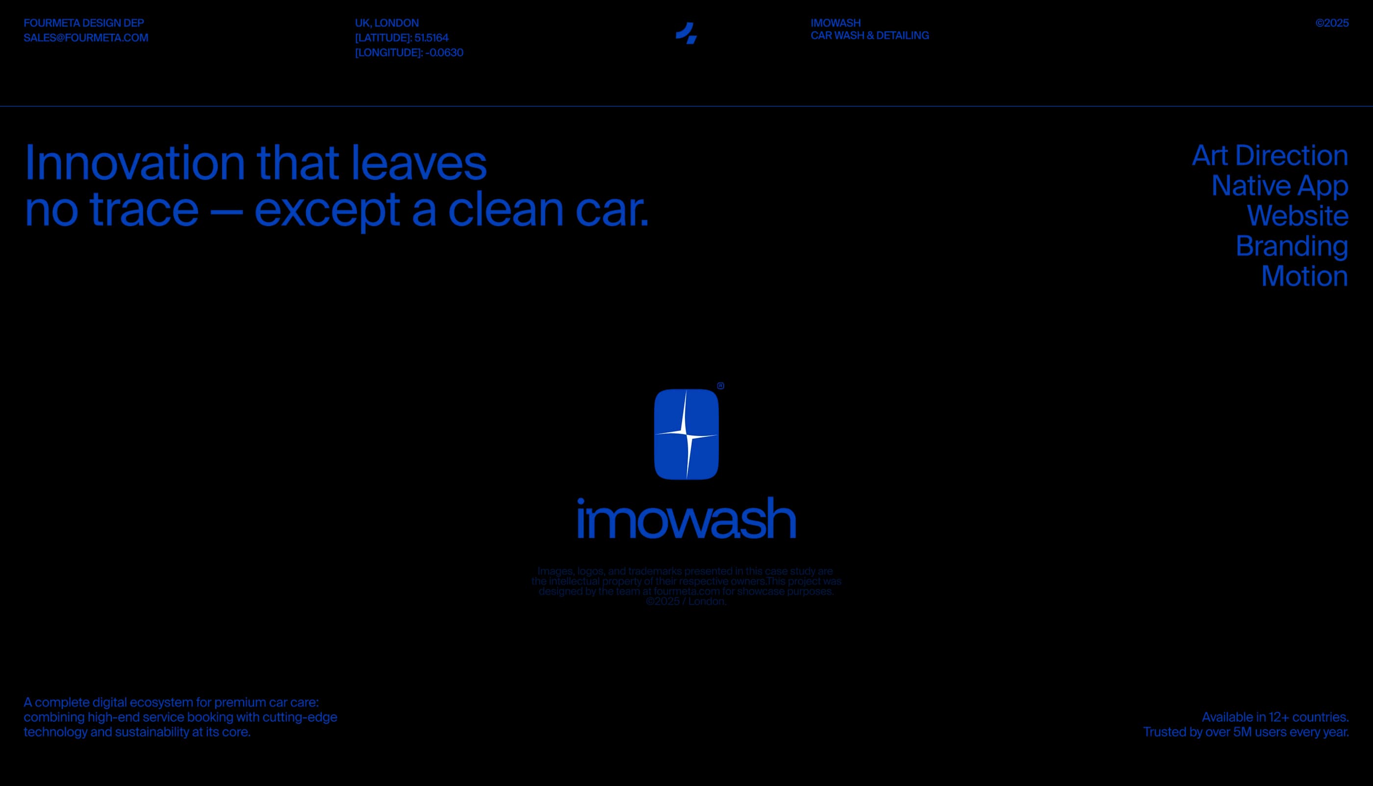Imowash Website & Branding