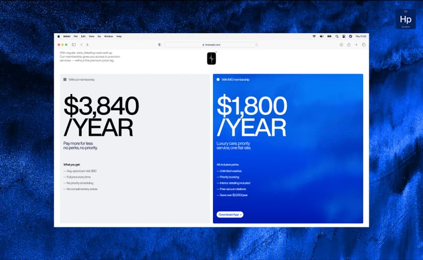 Imowash Website & Branding - Screenshot 6