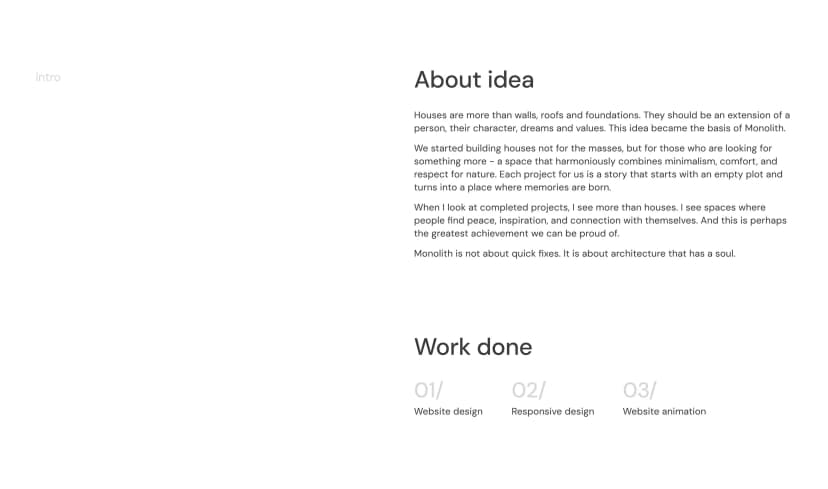 Monolith Studio Website - Screenshot 2