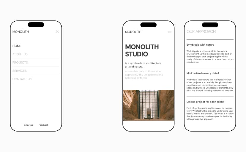 Monolith Studio Website - Screenshot 3