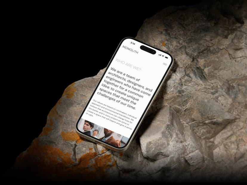 Monolith Studio Website - Screenshot 5