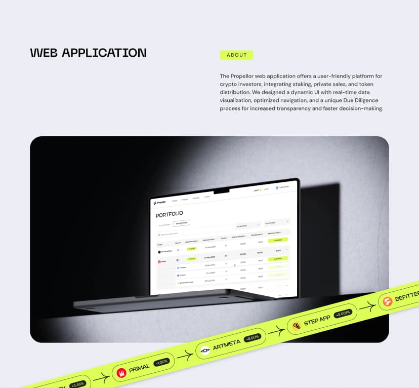 Propellor Crypto Website - Screenshot 4