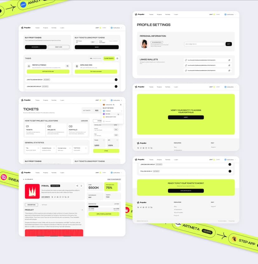 Propellor Crypto Website - Screenshot 5