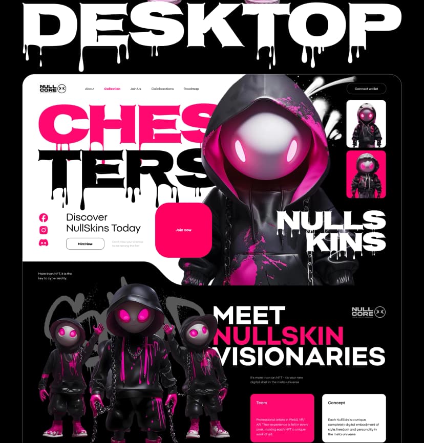 NFT Landing Page - Screenshot 4