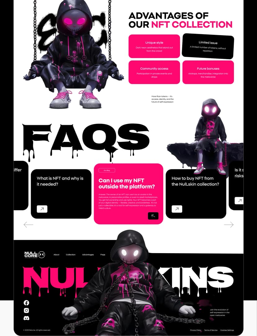 NFT Landing Page - Screenshot 6